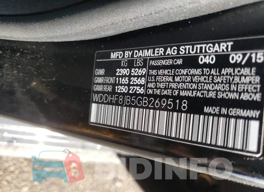 WDDHF8JB5GB269518 Photo# 13
