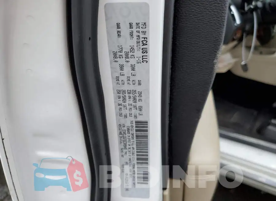 1C4RDJDG7GC309045 Photo# 12