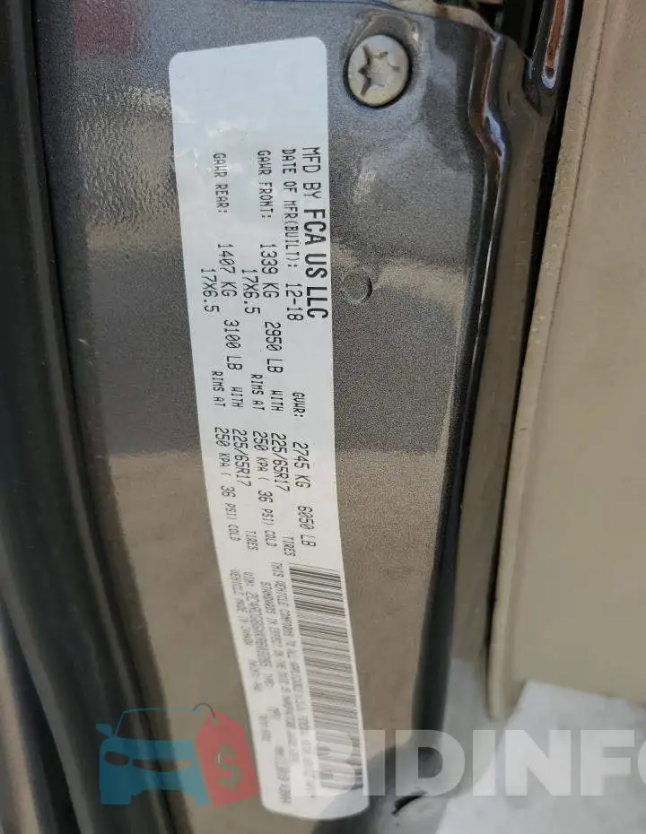 2C4RDGBGXKR603285 Photo# 13