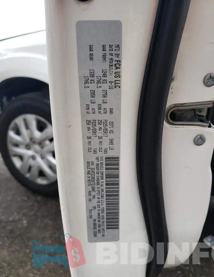 3C4PDCAB3HT516047 Photo# 12