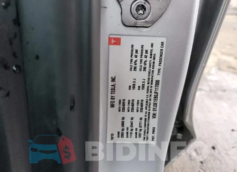 5YJ3E1EB0JF117000 Photo# 13