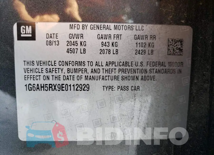 1G6AH5RX9E0112929 Photo# 12