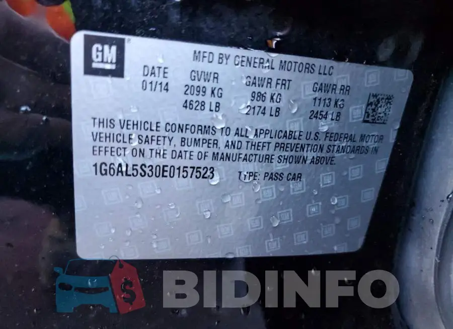 1G6AL5S30E0157523 Photo# 13