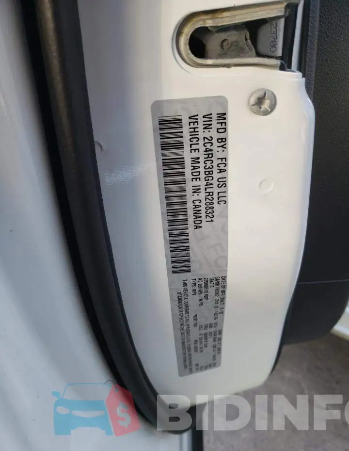 2C4RC3BG4LR288321 Photo# 13