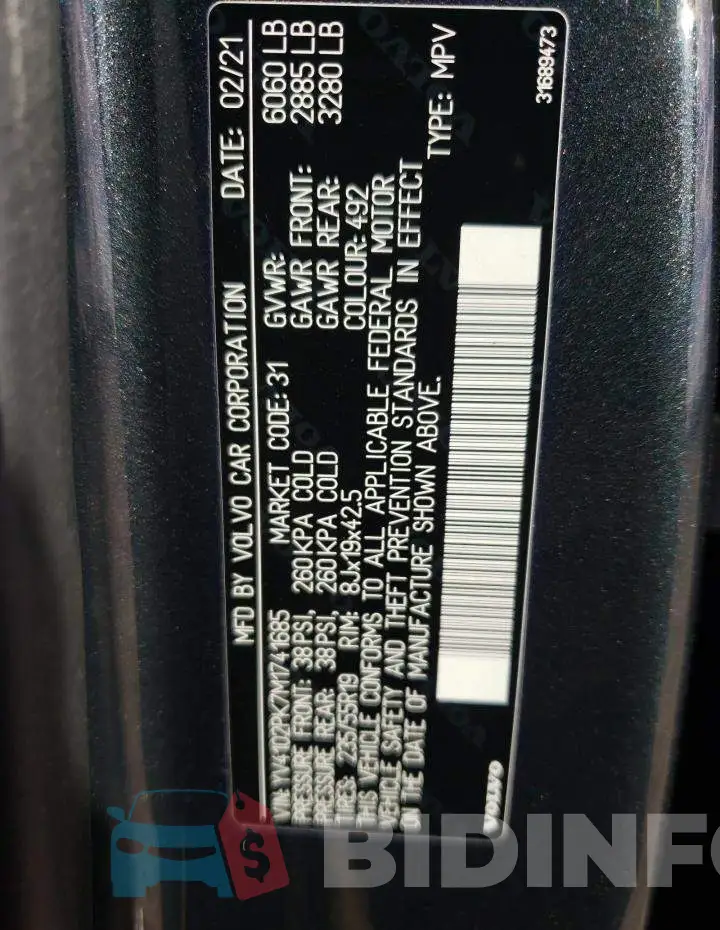 YV4102PK7M1741685 Photo# 12