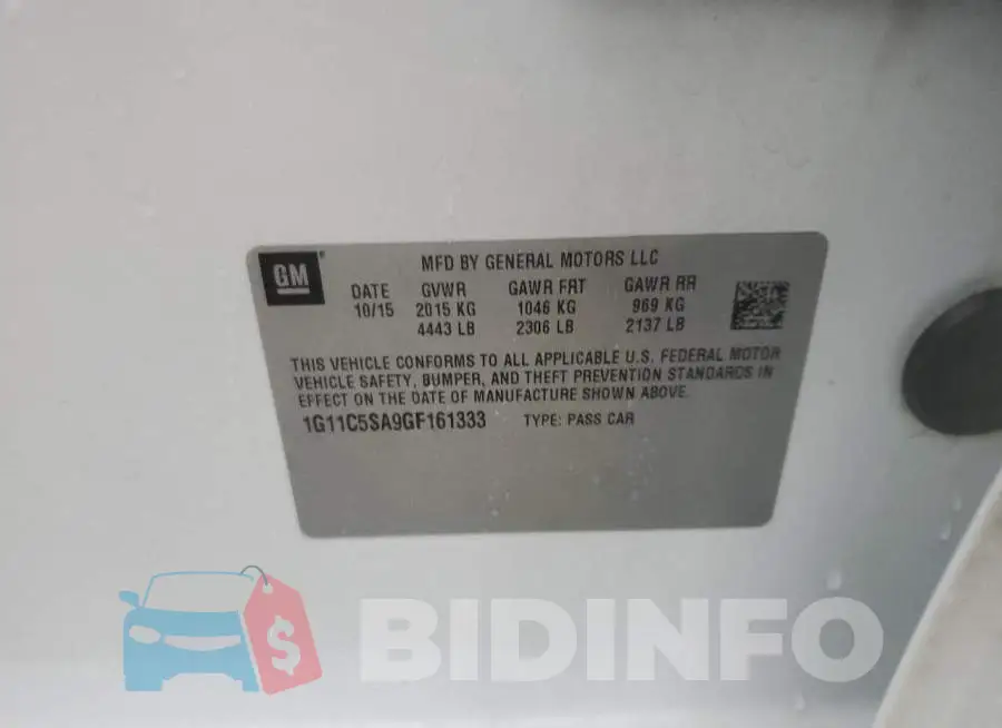 1G11C5SA9GF161333 Photo# 13