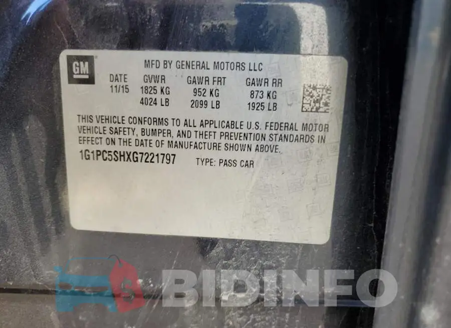 1G1PC5SHXG7221797 Photo# 12