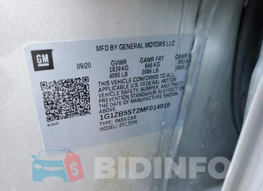 1G1ZB5ST2MF014919 Photo# 12