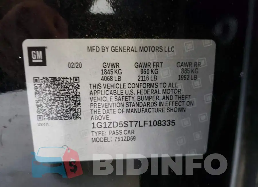 1G1ZD5ST7LF108335 Photo# 10