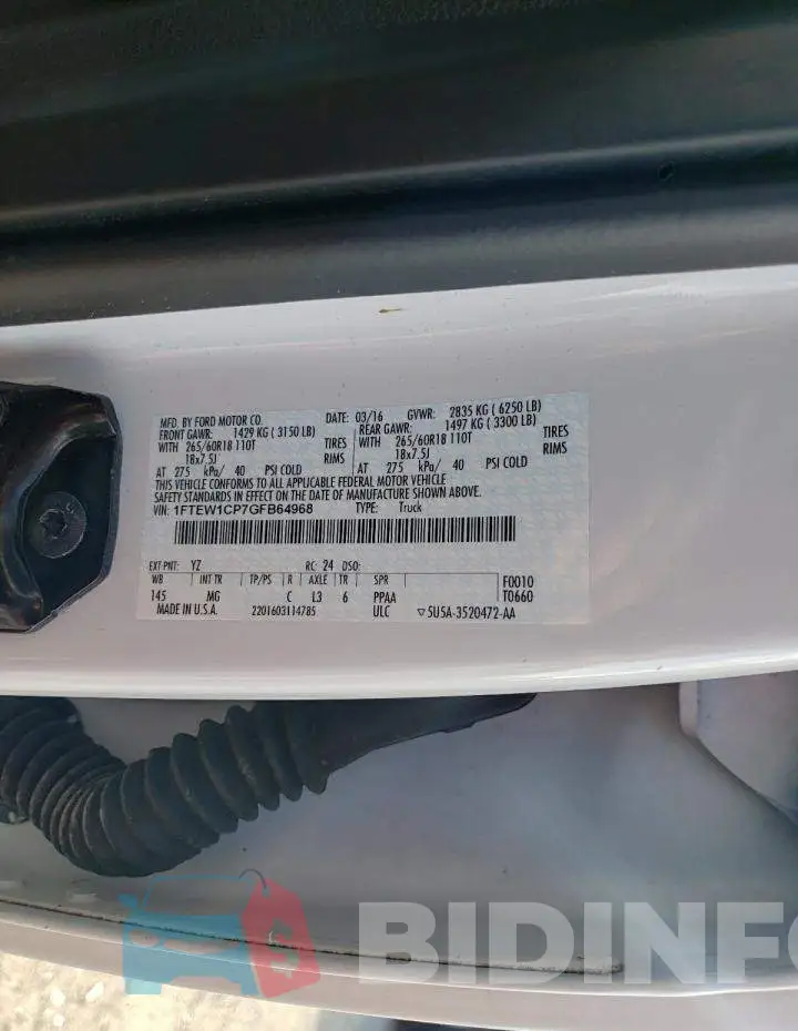 1FTEW1CP7GFB64968 Photo# 12