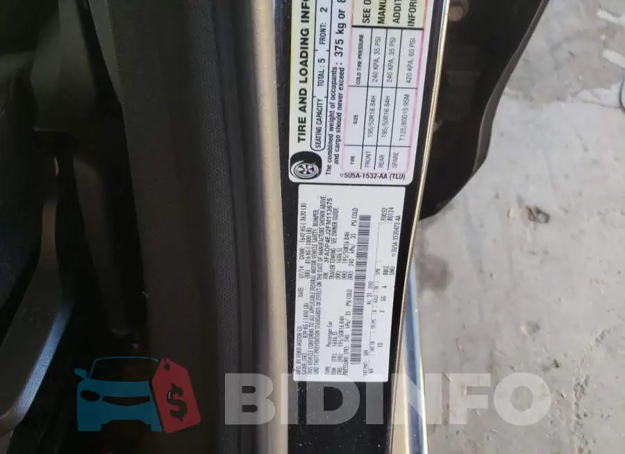3FADP4EJ2FM113675 Photo# 12