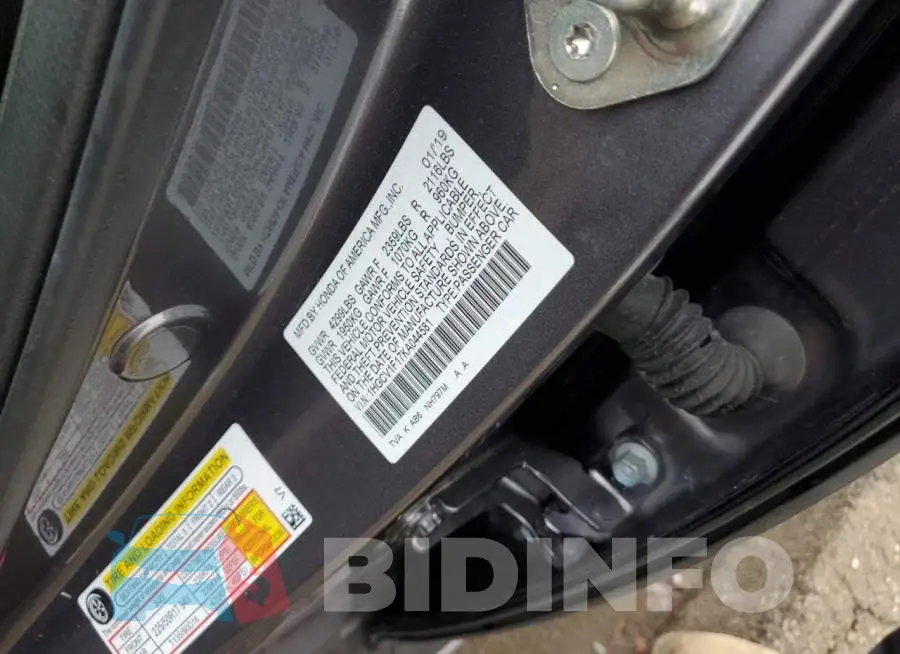 1HGCV1F17KA044581 Photo# 12