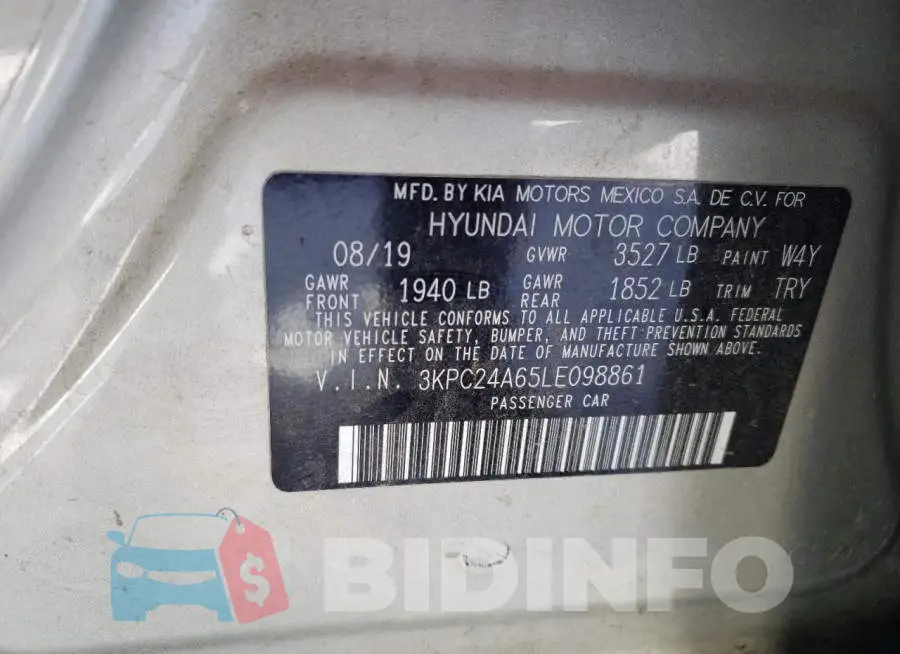 3KPC24A65LE098861 Photo# 12