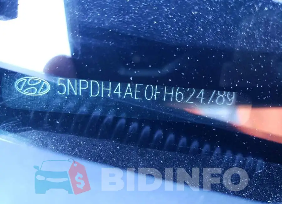 5NPDH4AE0FH624789 Photo# 12