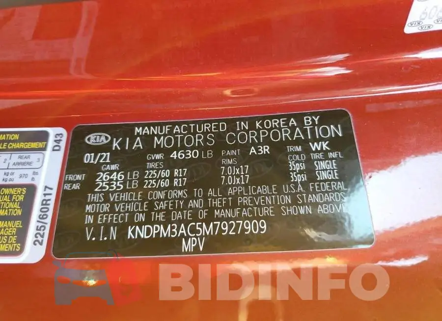 KNDPM3AC5M7927909 Photo# 12