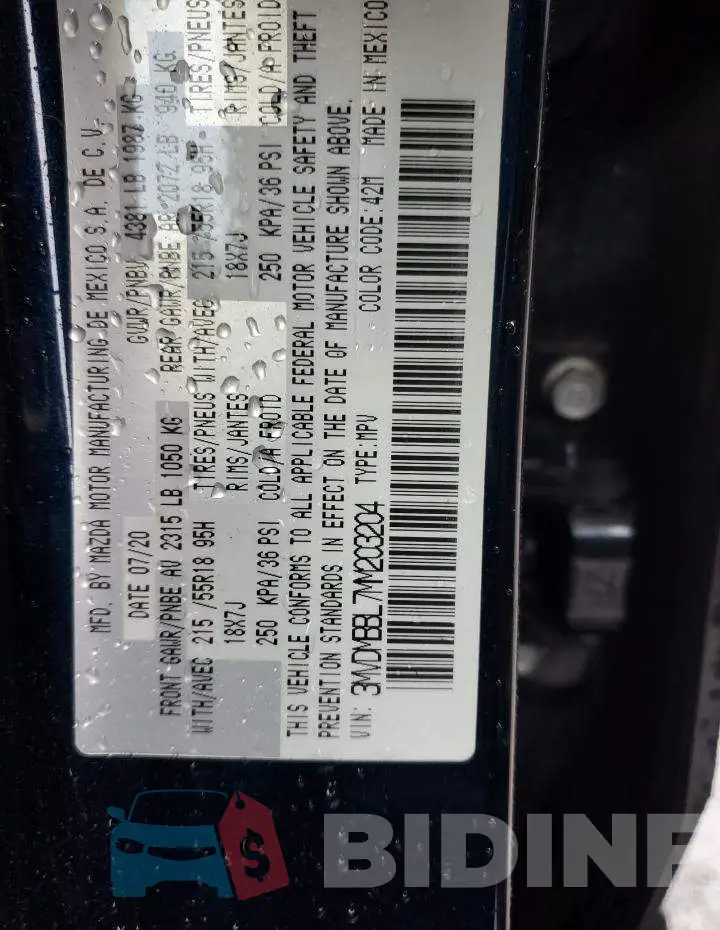 3MVDMBBL7MM203204 Photo# 12