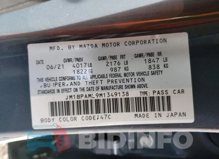 JM1BPAML9M1349138 Photo# 12