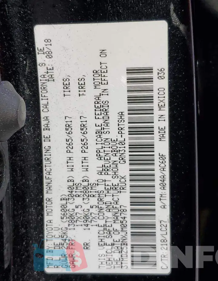 3TMDZ5BNXJM054787 Photo# 13