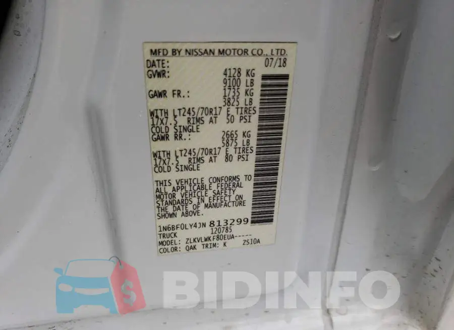1N6BF0LY4JN813299 Photo# 13