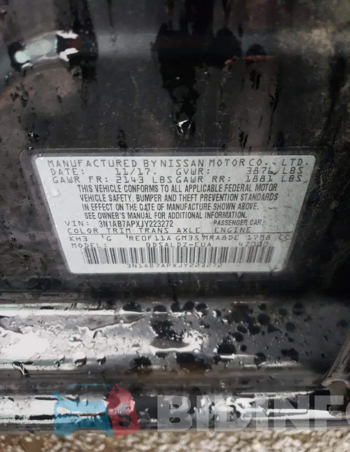 3N1AB7APXJY223272 Photo# 12