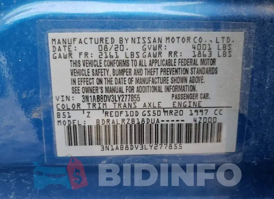 3N1AB8DV3LY277855 Photo# 12