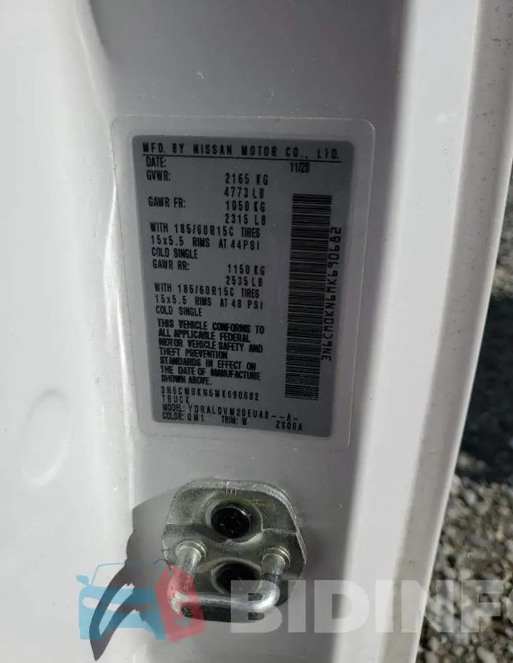 3N6CM0KN6MK690682 Photo# 13