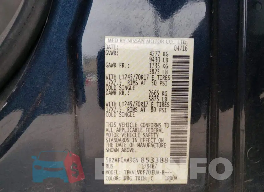 5BZAF0AA9GN853388 Photo# 10