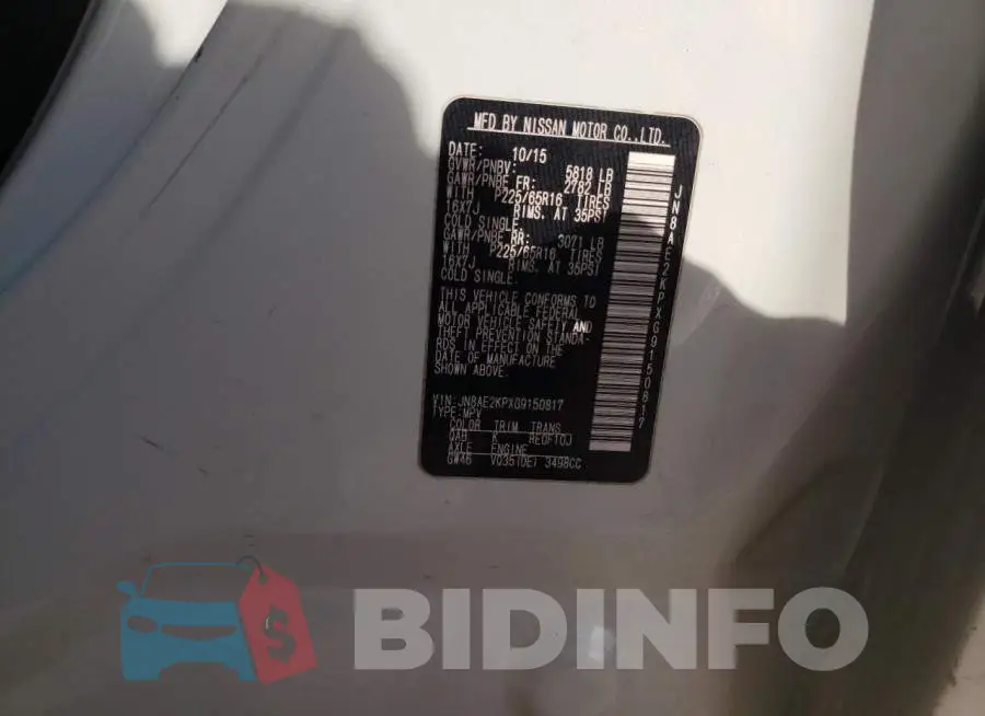 JN8AE2KPXG9150817 Photo# 12