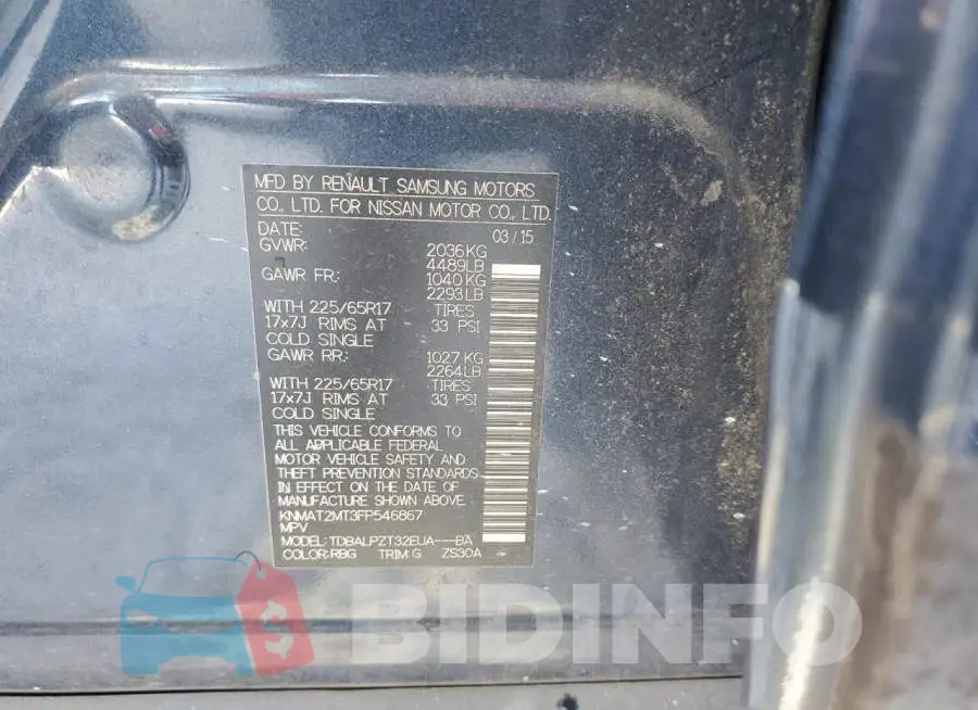 KNMAT2MT3FP546867 Photo# 13
