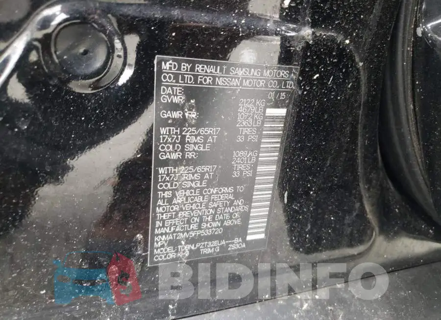 KNMAT2MV5FP533720 Photo# 13