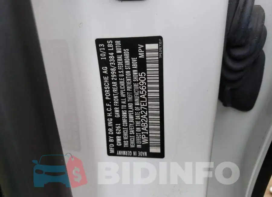 WP1AB2A27ELA56905 Photo# 12