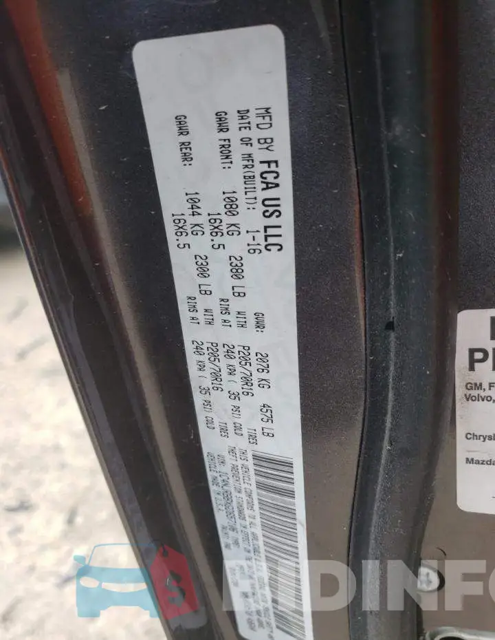 1C4NJRBBXGD657106 Photo# 13