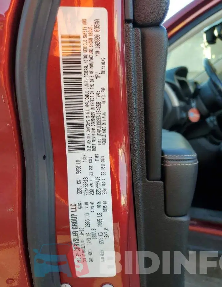 1C4PJLDB2EW154268 Photo# 13