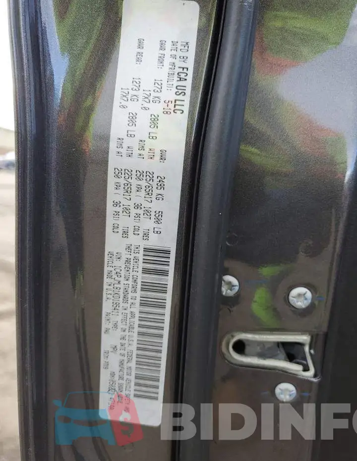 1C4PJMLB1KD195411 Photo# 13