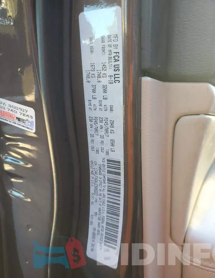 1C4RJFAGXJC508222 Photo# 12
