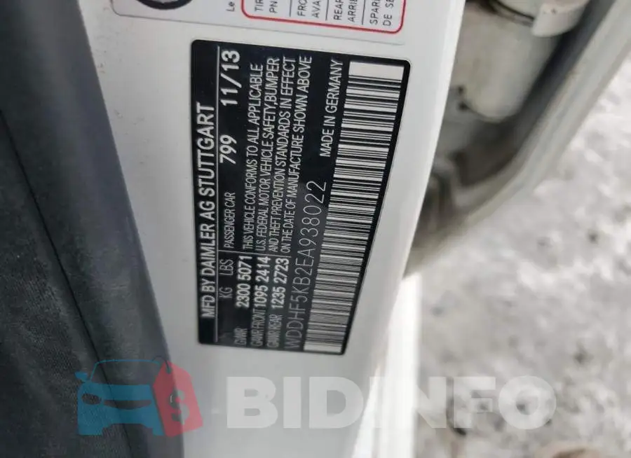WDDHF5KB2EA938022 Photo# 12