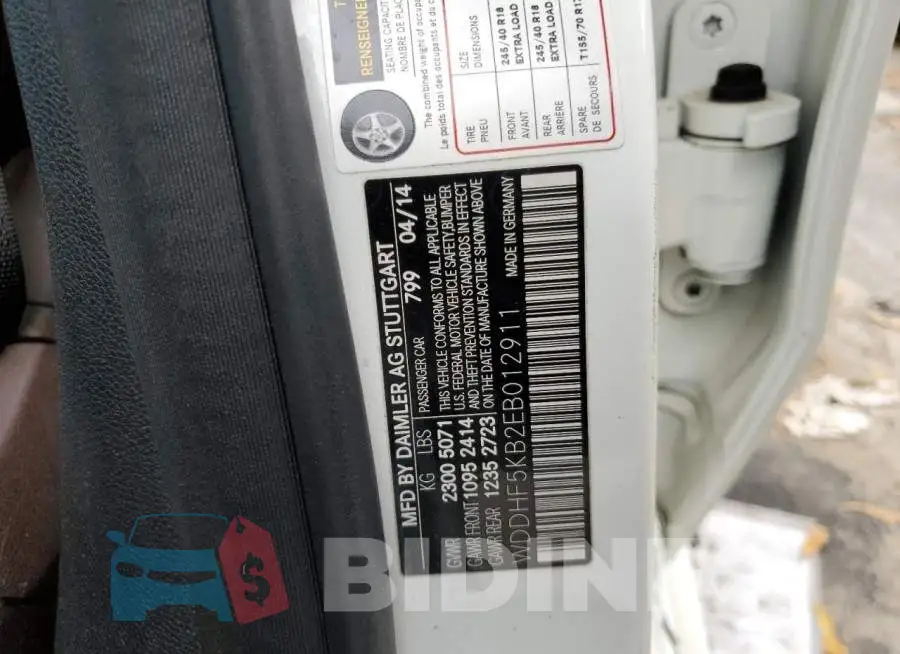 WDDHF5KB2EB012911 Photo# 12