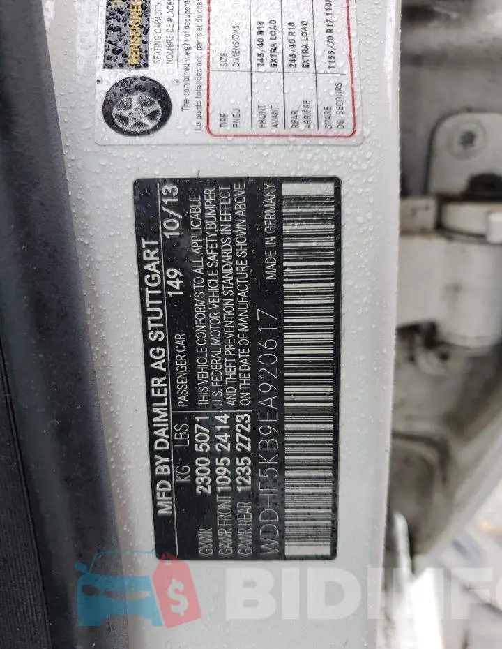 WDDHF5KB9EA920617 Photo# 12