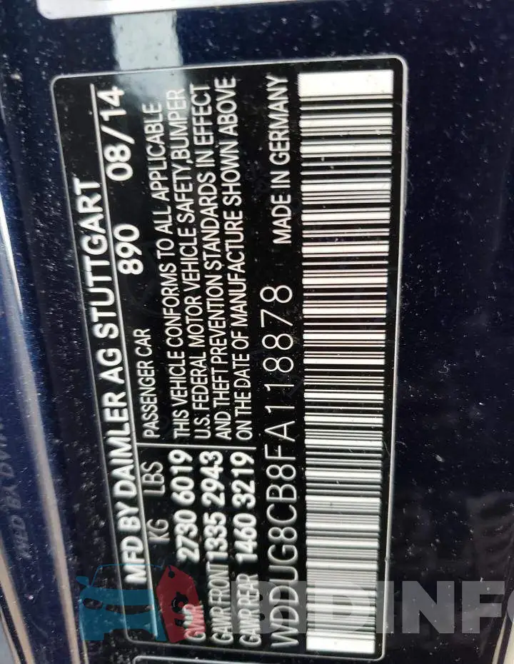 WDDUG8CB8FA118878 Photo# 12
