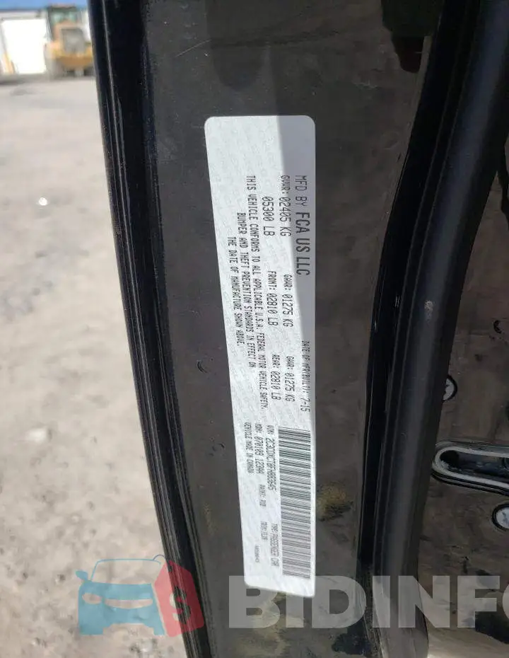 2C3CDXCT8FH883645 Photo# 13