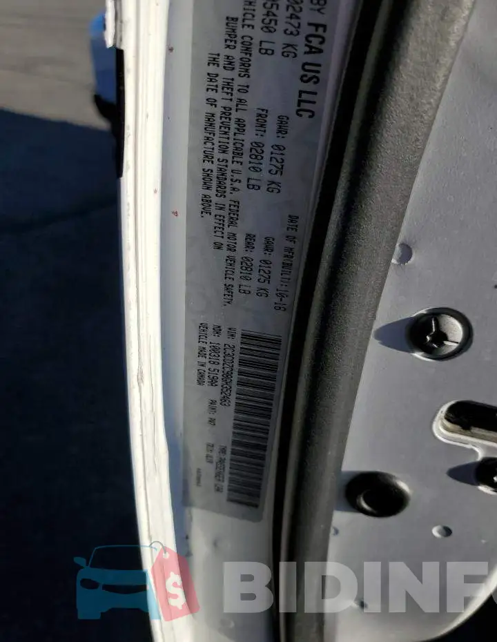2C3CDZC98GH352463 Photo# 12