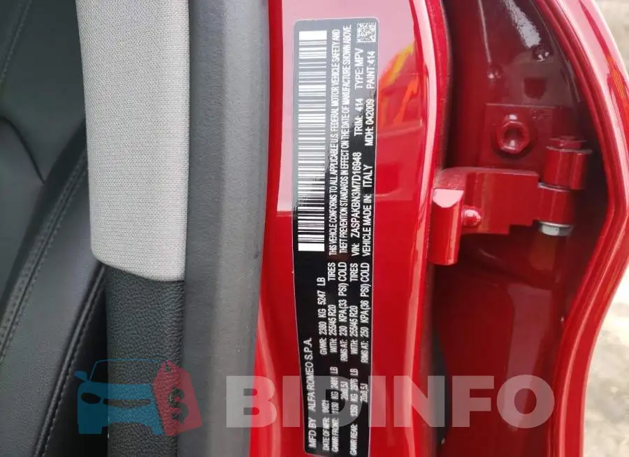 ZASPAKBN3M7D16948 Photo# 14