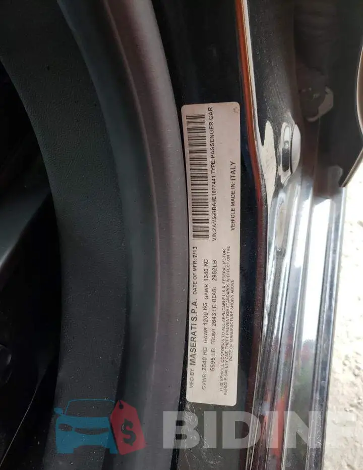ZAM56RRA4E1077441 Photo# 13