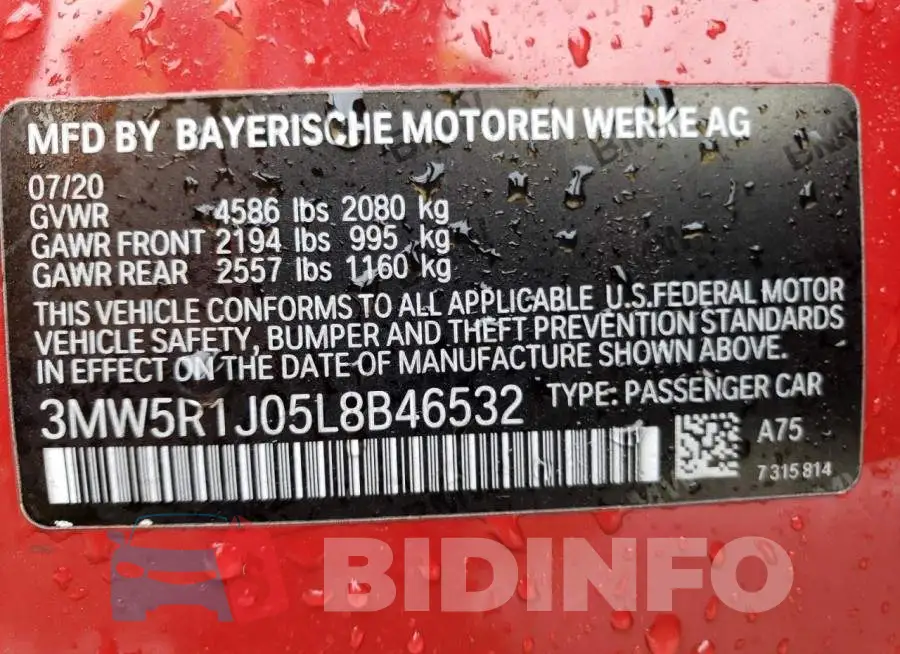 3MW5R1J05L8B46532 Photo# 13