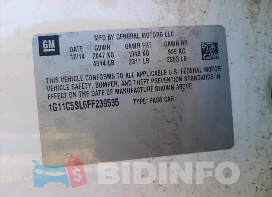 1G11C5SL6FF239535 Photo# 12
