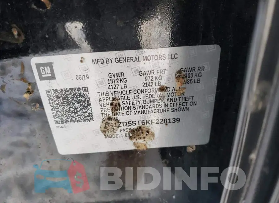 1G1ZD5ST6KF228139 Photo# 12