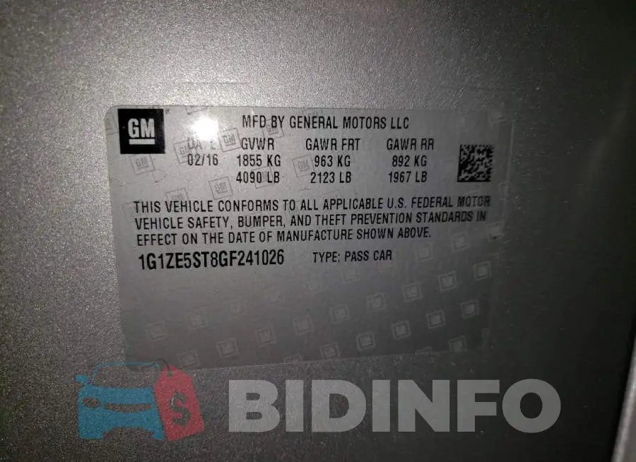 1G1ZE5ST8GF241026 Photo# 12