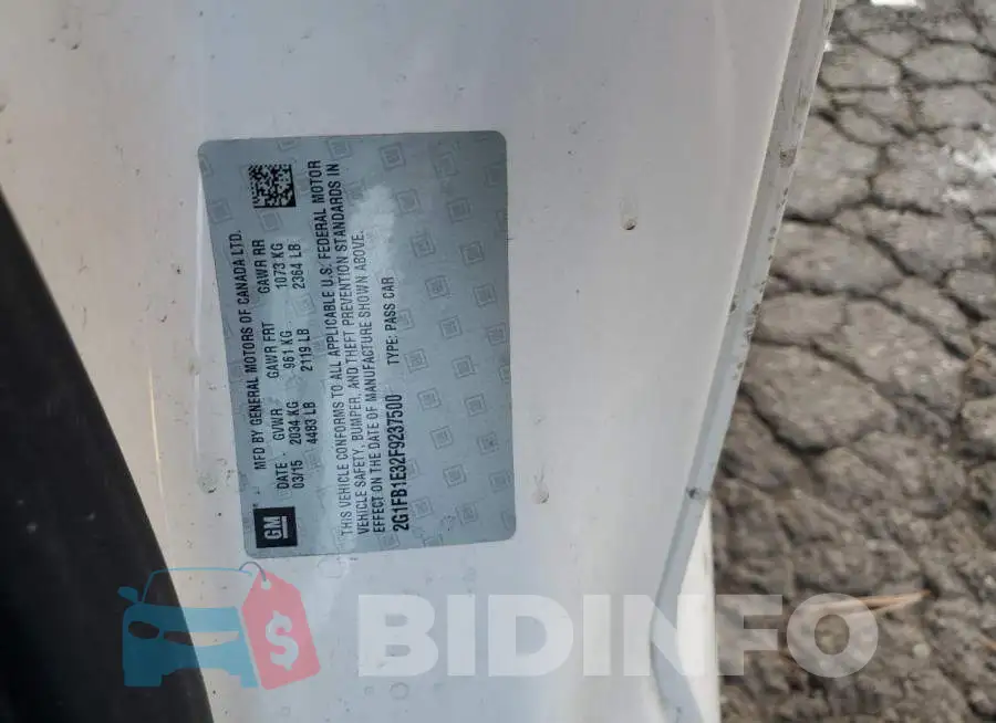 2G1FB1E32F9237500 Photo# 12