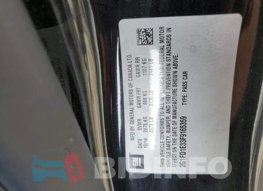 2G1FD1E33F9165359 Photo# 10