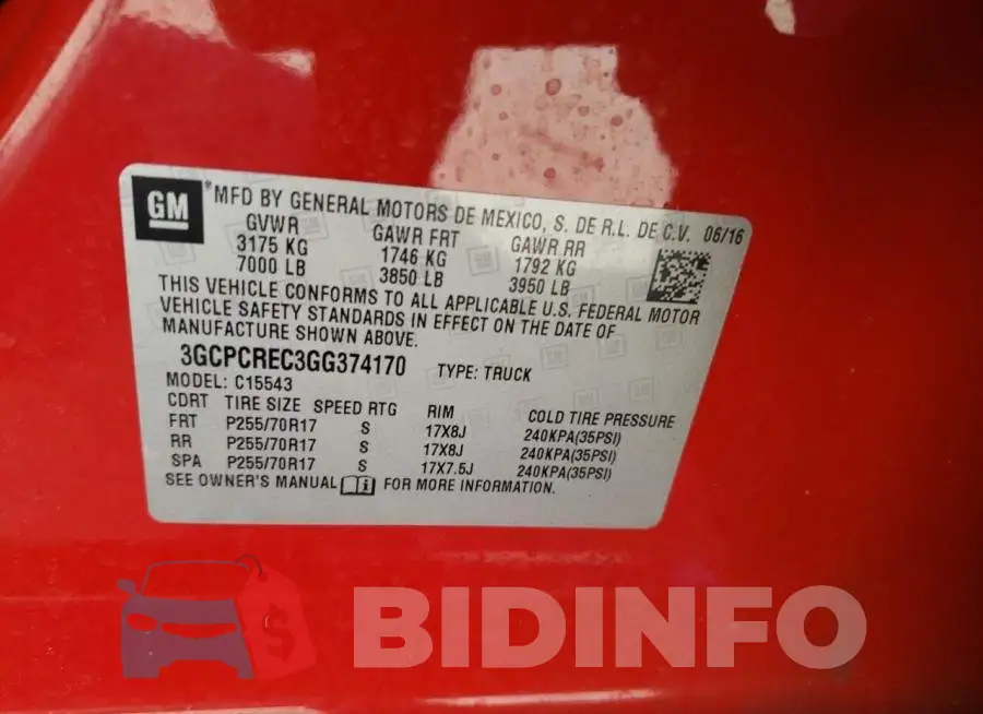 3GCPCREC3GG374170 Photo# 10